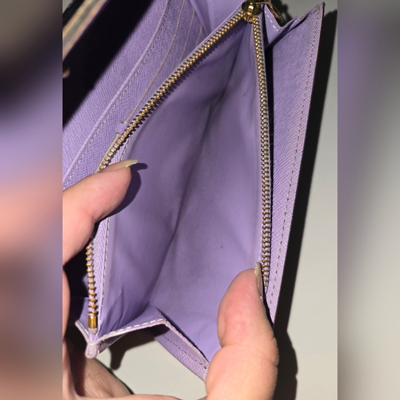 Authentic Louis Vuitton Murakami Black Multicolor Wallet RARE Lavender Interior - Picture 10 of 16